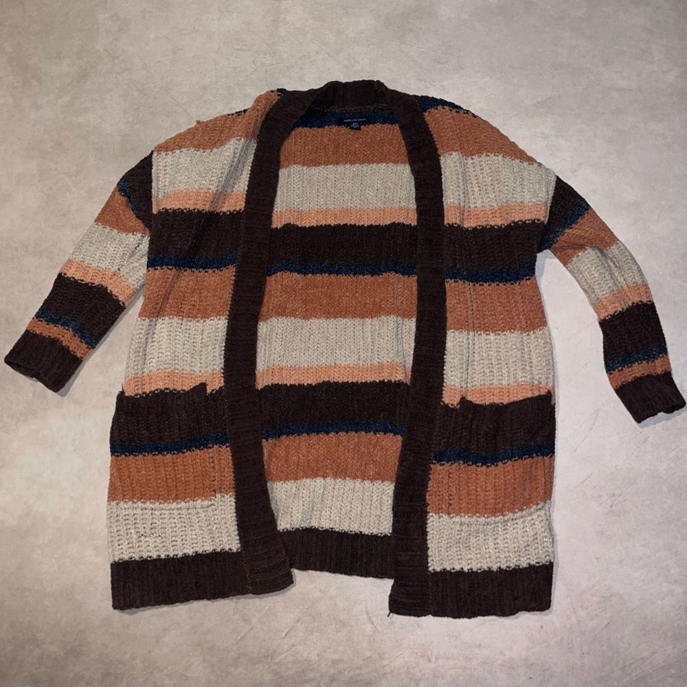American Eagle Earth Tones Knit Cardigan